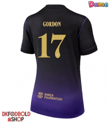 Barcelona Anthony Gordon #17 Udebanetrøje Dame 2026-27 Kort ærmer Barcelona Anthony Gordon #17 Udebanetrøje Dame 2026-27 Kort ærmer